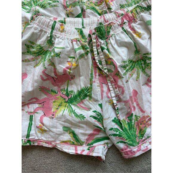8 Oak Lane Women's Monkeys Long Sleeve Cotton Shorts Set, L/XL $89 B31 - Picture 4 of 8